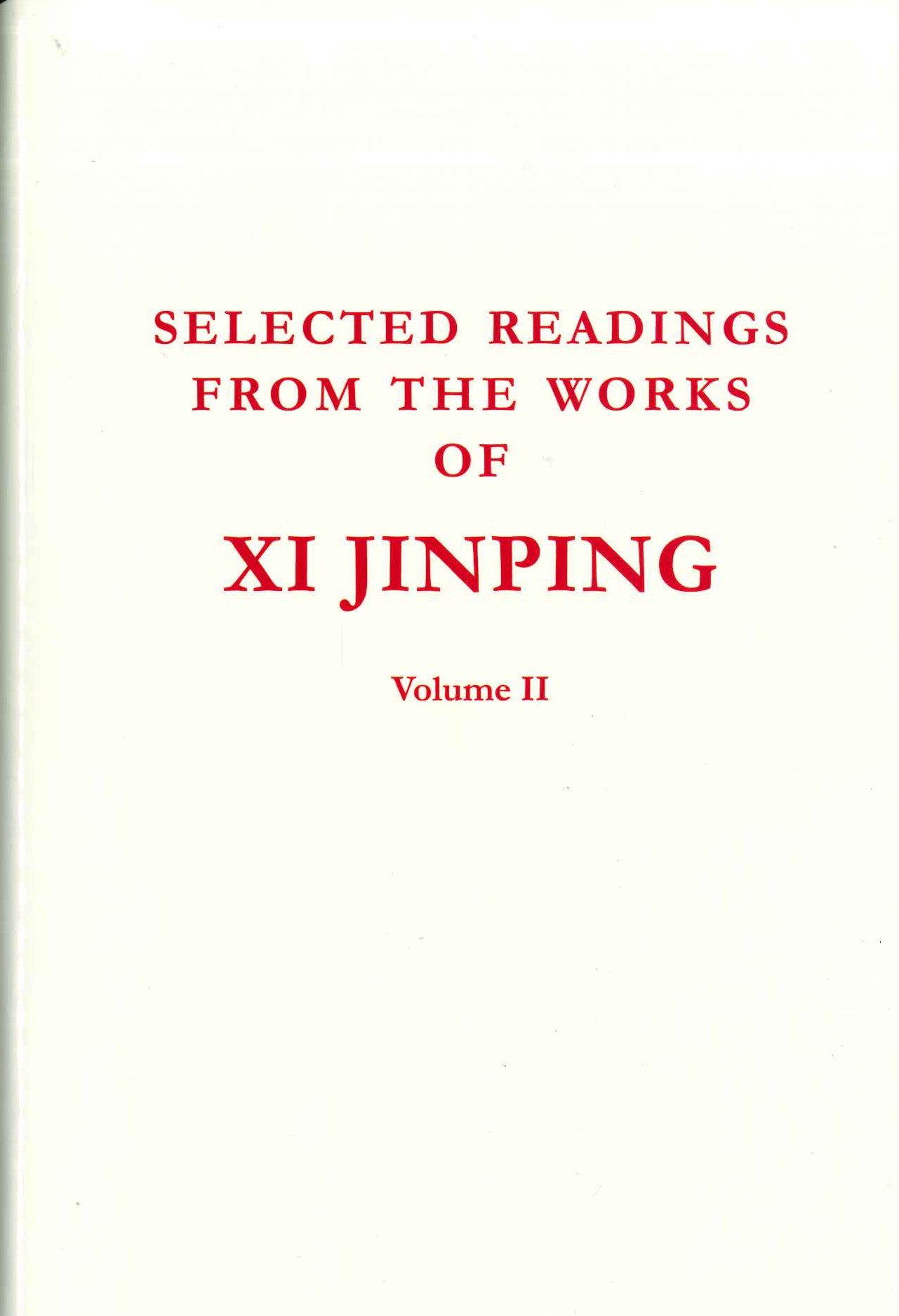 习近平著作选读第二卷 英文(精)