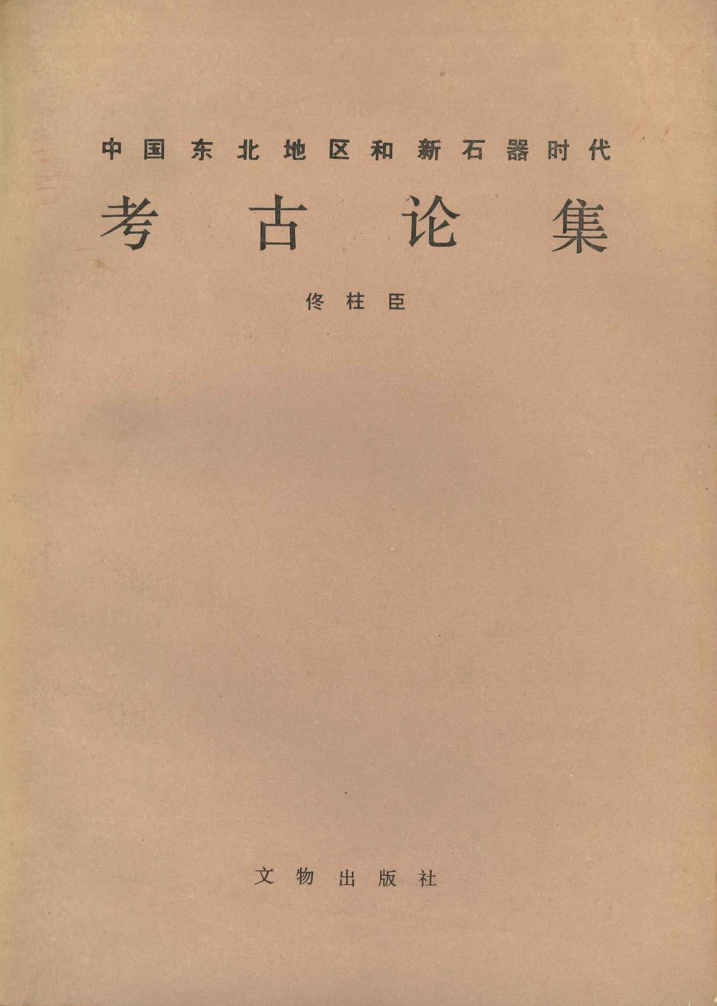 中国东北地区和新石器时代考古论集