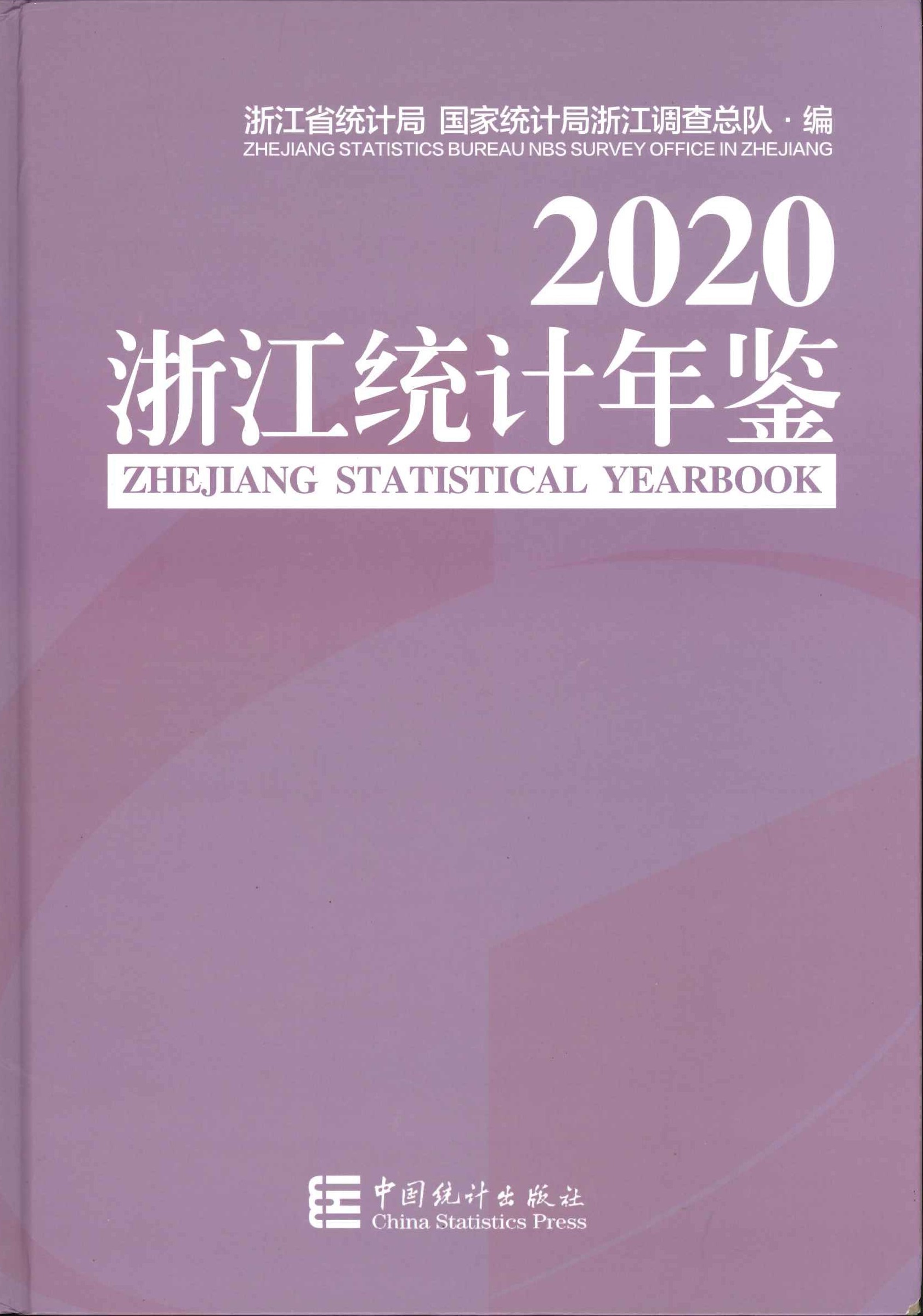 浙江统计年鉴2020